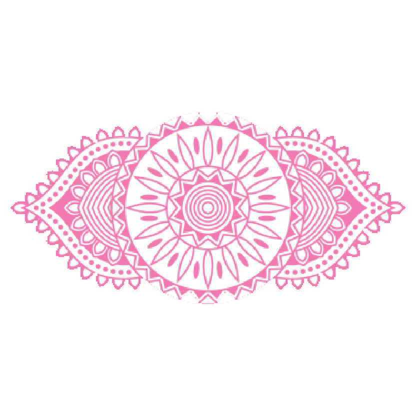 Image d'une fleur à 2 pétale représentatant le 1er chakra