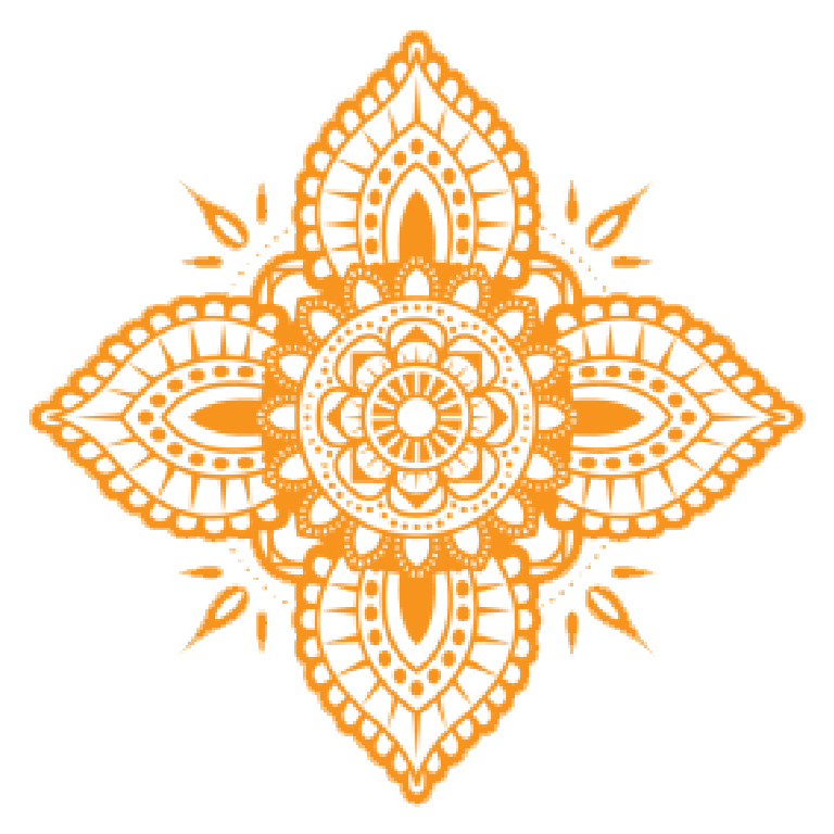 Image d'une fleur à 4 pétale représentatant le 2eme chakra