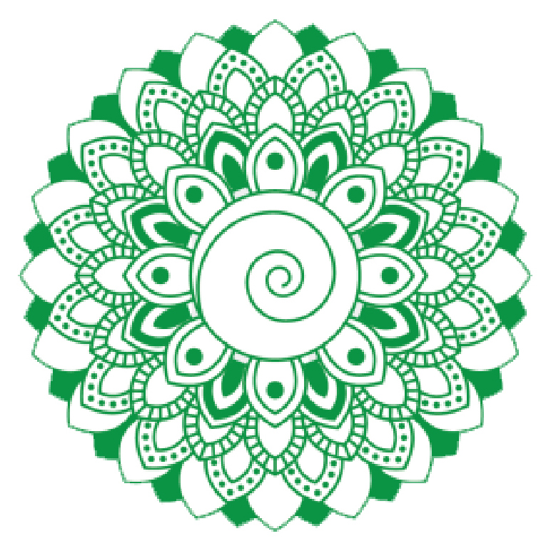 Image d'une fleur à 20 pétale représentatant le 7eme chakra